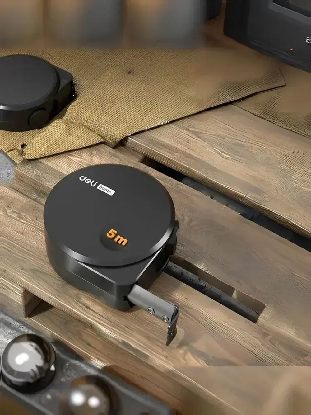 Рулетка строительная Deli 5 метров. Рулетка измерительная