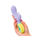 Сиреневый вибратор-кролик 18,5см ToyFa Flovetta Wisteria 457720