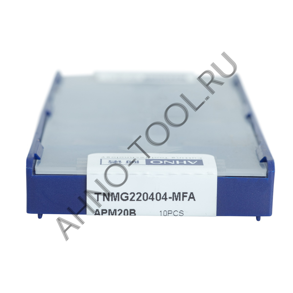 Пластина твердосплавная ISO TNMG220404-MFA APM20B AHNO по жаропроч. и нерж.стали, получистовая