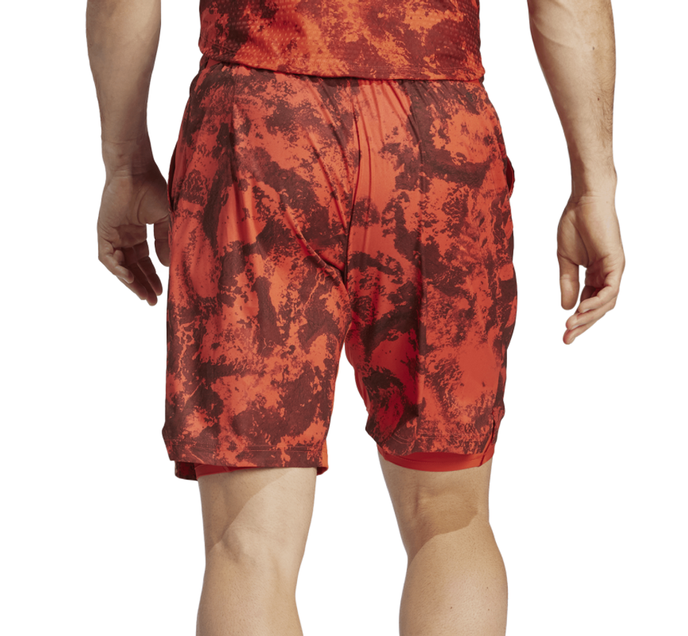 Мужские теннисные шорты Adidas Paris Heat.Rdy 2in1 Shorts - красный