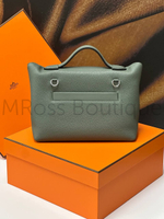 Женская сумка Hermes цвета хаки