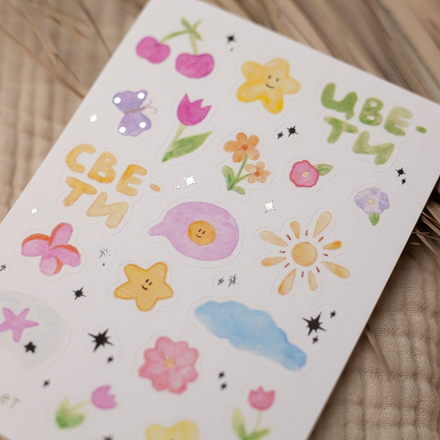 Стикерпак "Цветение света" 🌸