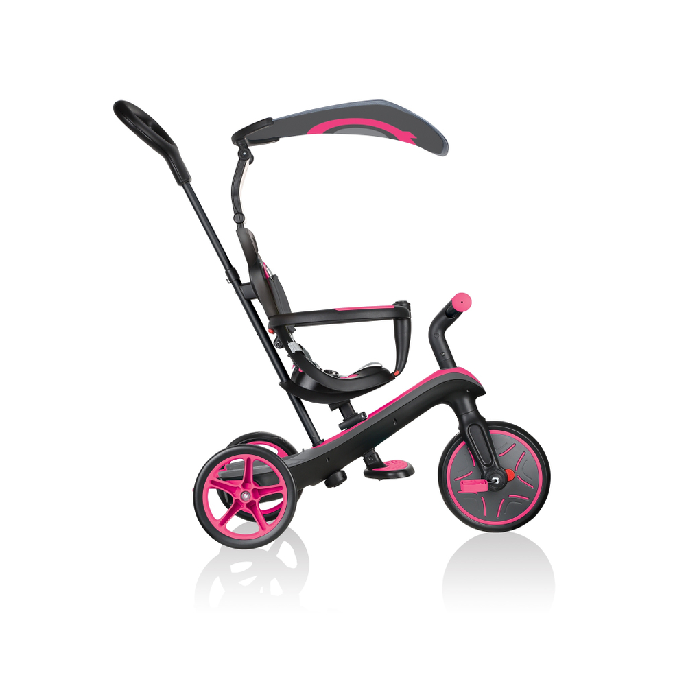 Детский велосипед Globber TRIKE EXPLORER (4 IN 1) розовый