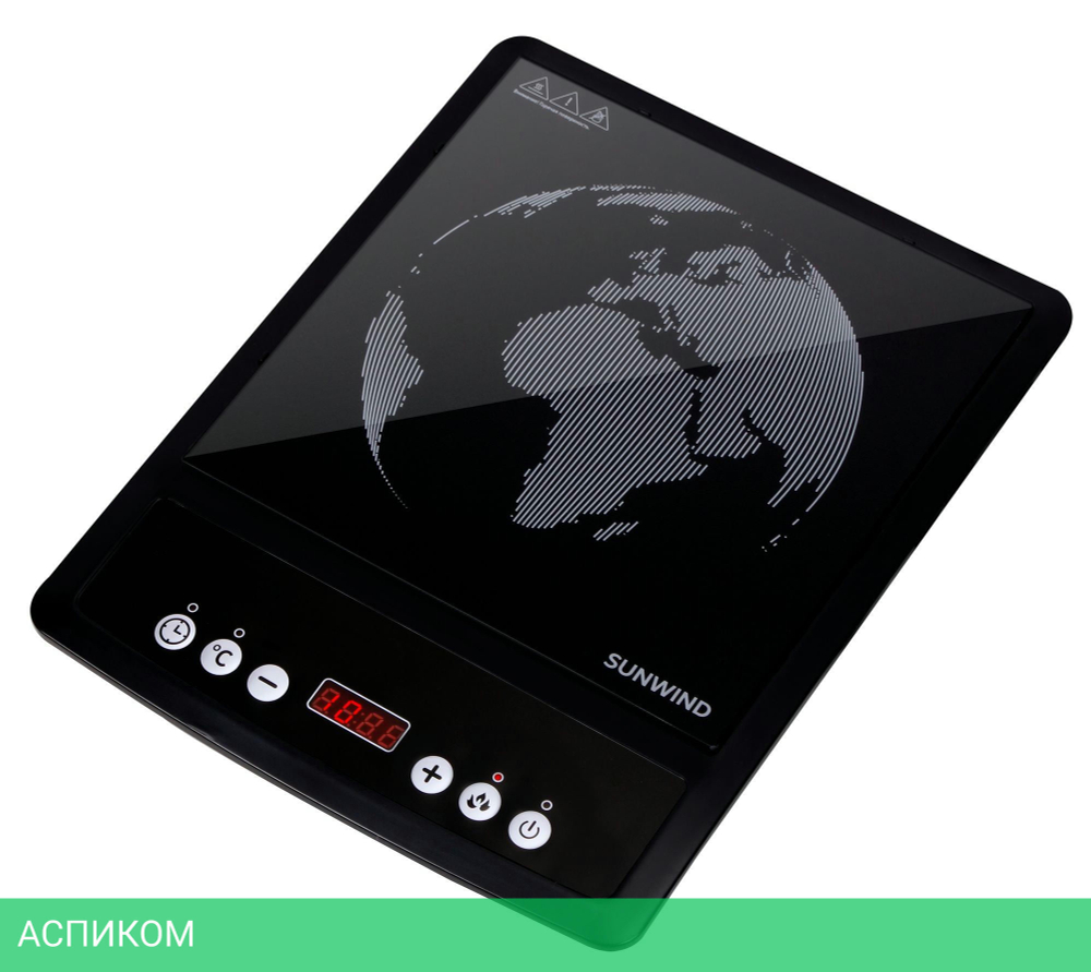 Настольная плита SunWind SCI-0501 черный