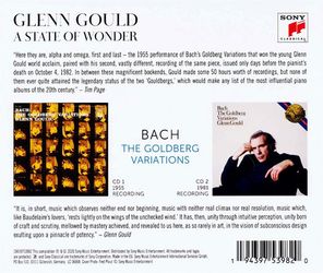 Glenn Gould / A State Of Wonder - The Complete Goldberg Variations 1955 & 1981 (2CD)