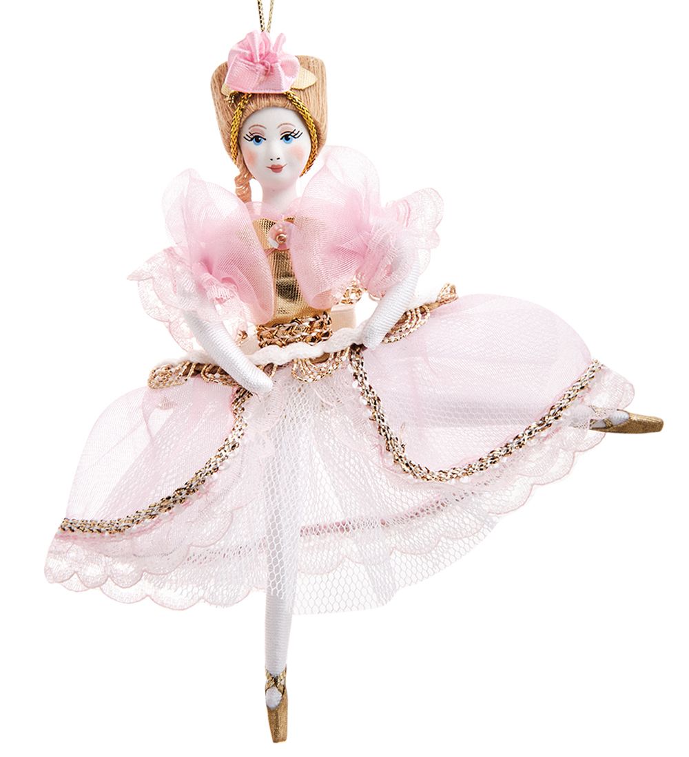 RK-936 Кукла подвесная «Балерина в юбочке с фижмами»