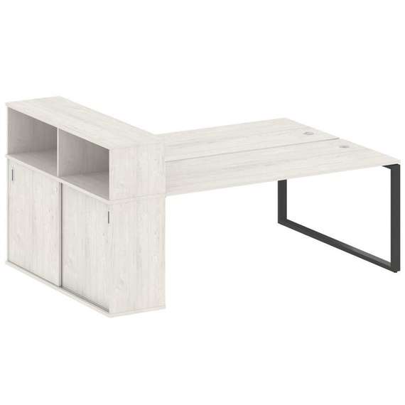 Метал Систем Рабочая станция с шкафом-купе на О-образном м/к БО.РС-СШК-2.5 Т