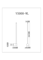 Настенный светодиодный светильник Moderli V5000-WL Ricco