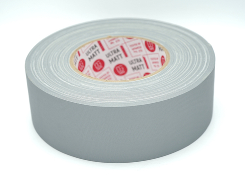 Клейкая лента Gaffer Tape@ultraMATT - Гаффа тейп 50мм/50м - Серый/Серебро