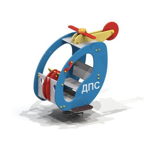 Качалка на пружине «Вертолетик ДПС»