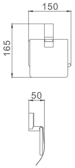 Держатель для туалетной бумаги Haiba HB8803