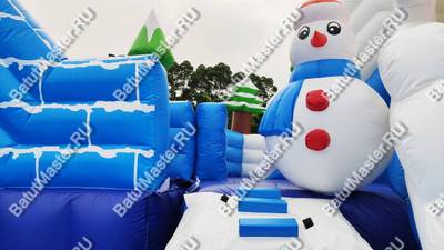 Надувной наземный аквапарк «Морское царство» 20*20*6 м