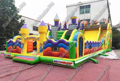 Надувной комплекс "Средневековье" 20*8*8 м