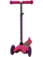 Самокат детский "Световые колеса", трехколесный, регулировка руля, розовый