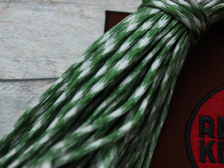 Паракорд 550 светило-зеленый с белым (7 жил) RZ Manufacturer PC007 - 1 метр