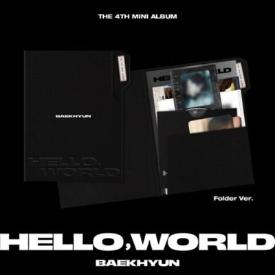 Альбом BAEKHYUN - HELLO, WORLD 4th Mini Album FOLDER Version