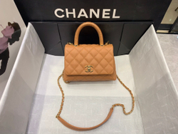 Chane1 Coco Handle Bag 19 cm