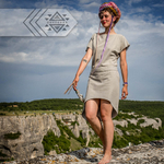 Платье Chintamani короткое светло-серое