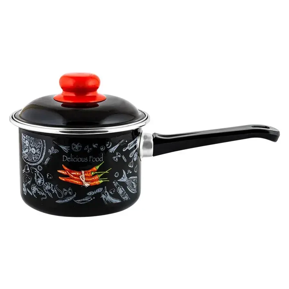 Ковш эмал 1,5л цил с/кр Chilli ТМ Appetite