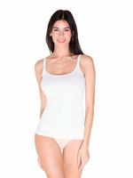 Майка женская Fine Rib белый