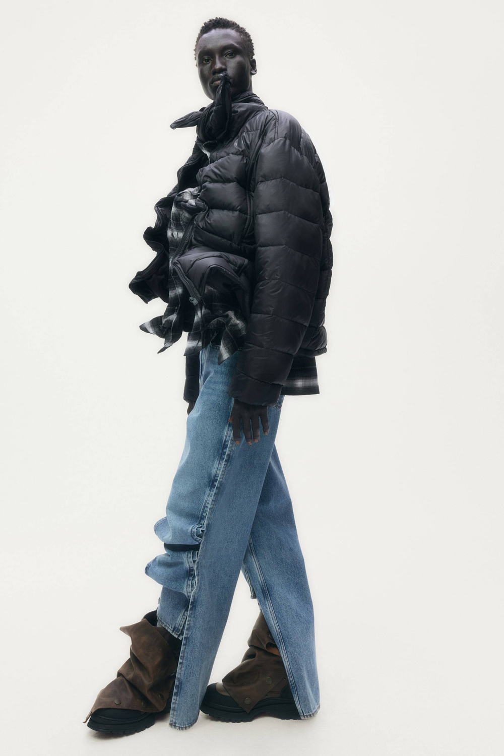 H&M - Glenn Martens Утепленная куртка, черный