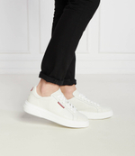 Кожаные кроссовки Dsquared2 - кремовый(SNM0354 25107398)