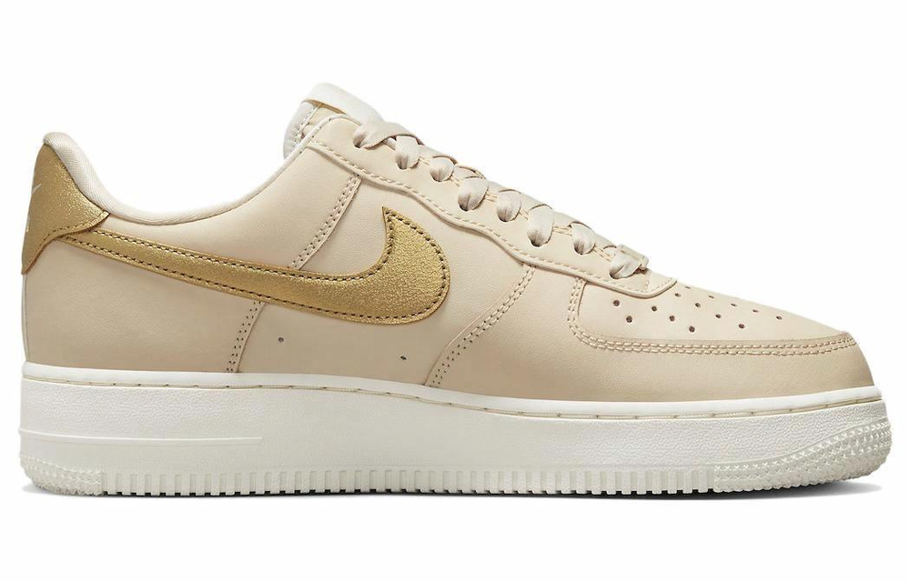 Кроссовки Nike Air Force 1 Low "Gold Swoosh" (Женская размерная сетка)