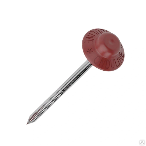 Ондулин гвозди красные