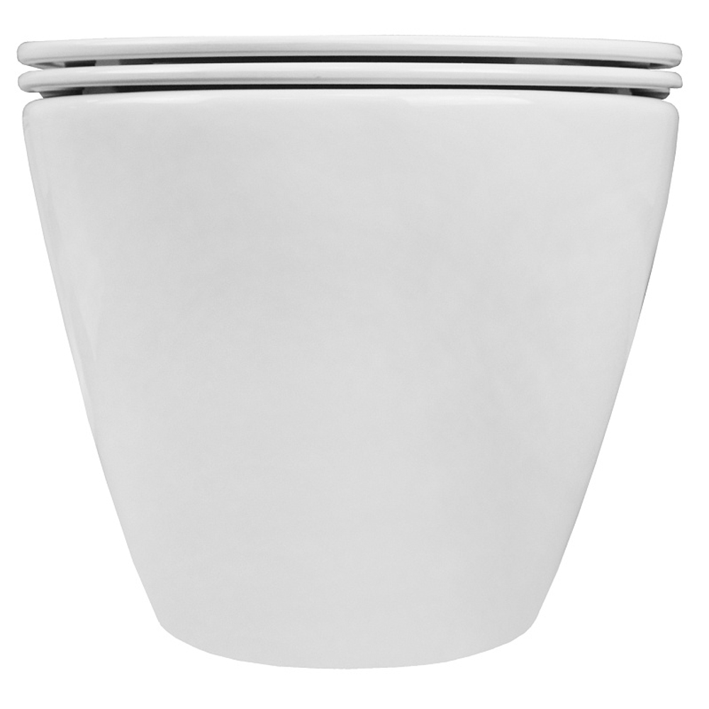 Сет: Инсталляция LORANTO prestige + Унитаз подвесной Azario Fatto безободковый, система смыва "Торнадо", c быстросъемным сиденьем микролифт + Кнопка к инсталляции Loranto Prestige Line, хром матовый (4551+AZ-1049WS+7521)