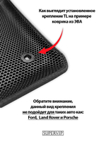 Крепление (клипса) TL для автомобильных ковриков, 2 штуки