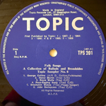 Сборник Folk Songs - A Collection Of Ballads And Broadsides (Англия 1970г.)Т