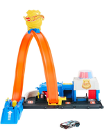 Гараж Хот виллс City Суперполицейский участок с пусковой установкой JBM71 | Hot Wheels City Super Police Station  4+