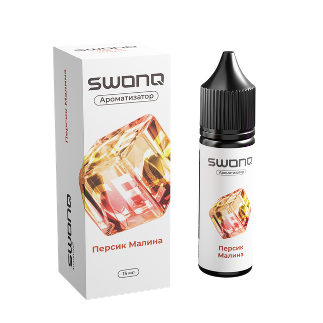 Ароматизатор SWONQ Ice Cluster 15 мл - Персик Малина