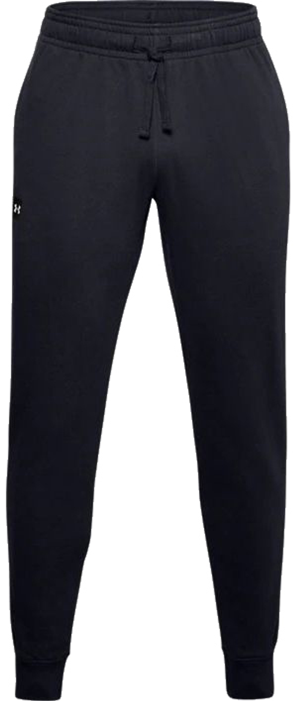 Мужские теннисные штаны Under Armour Rival Fleece Joggers - black