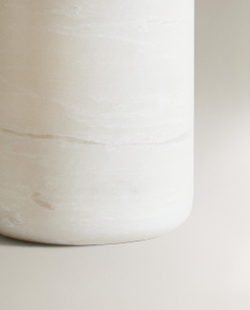 Zara Home дозатор для жидкого мыла, мрамор, молочный