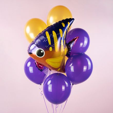 Букет шаров "Тропическая рыбка"