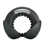 Черное эрекционное виброкольцо Quentin (Цвет: черный)