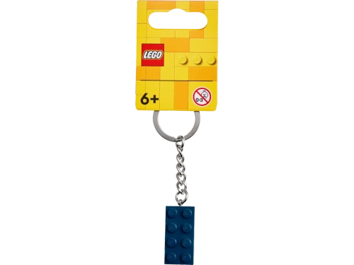 Брелок LEGO Minifigures 854237 Синий кубик 2х4