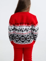 Свитер вязаный с горлом