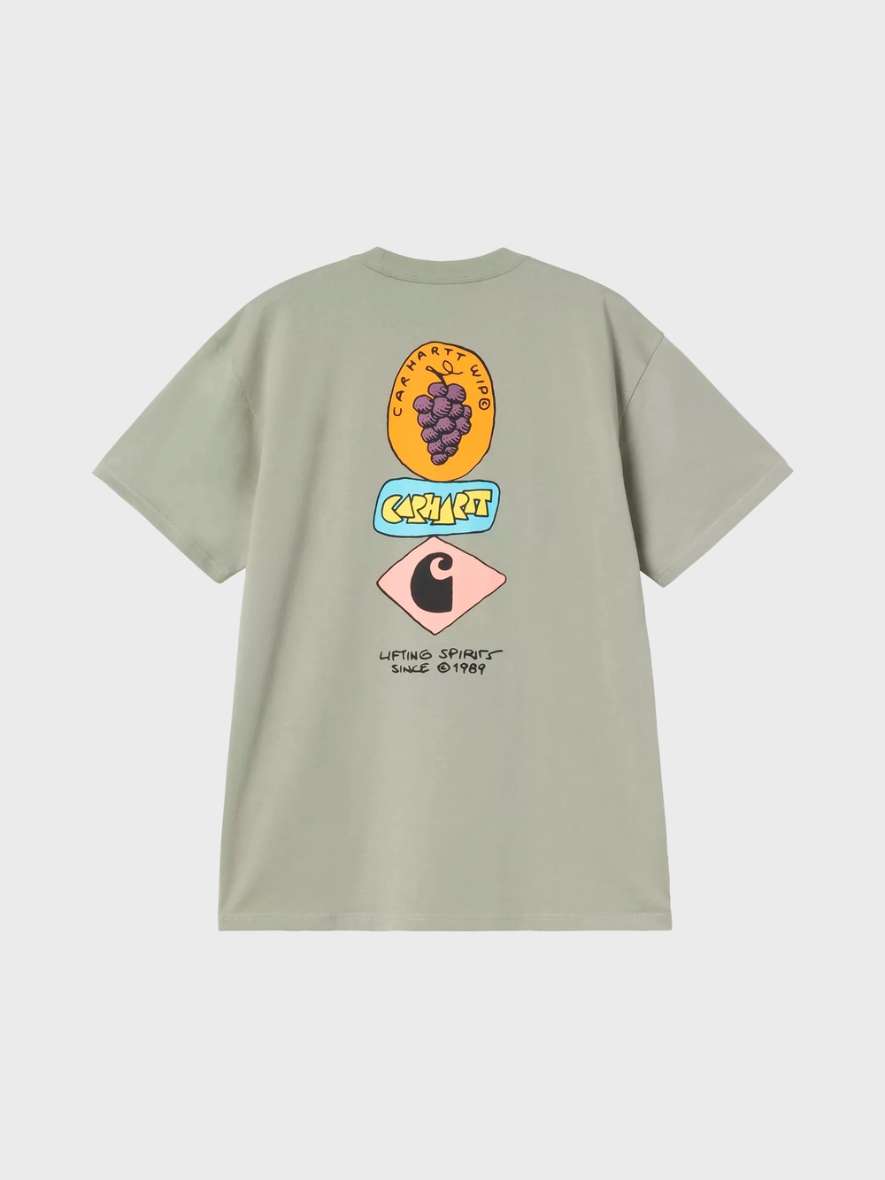 Футболка Carhartt WIP Stacked Grapes Shady Green