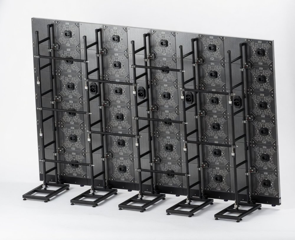 Adjustable Base 100×500×1100mm — Регулируемое основание для LED Ground Support