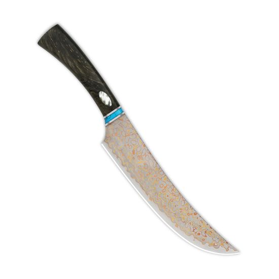 Нож QSP QS-KK-006B Butcher Knife с клинком из стали Damascus, рукоять дерево