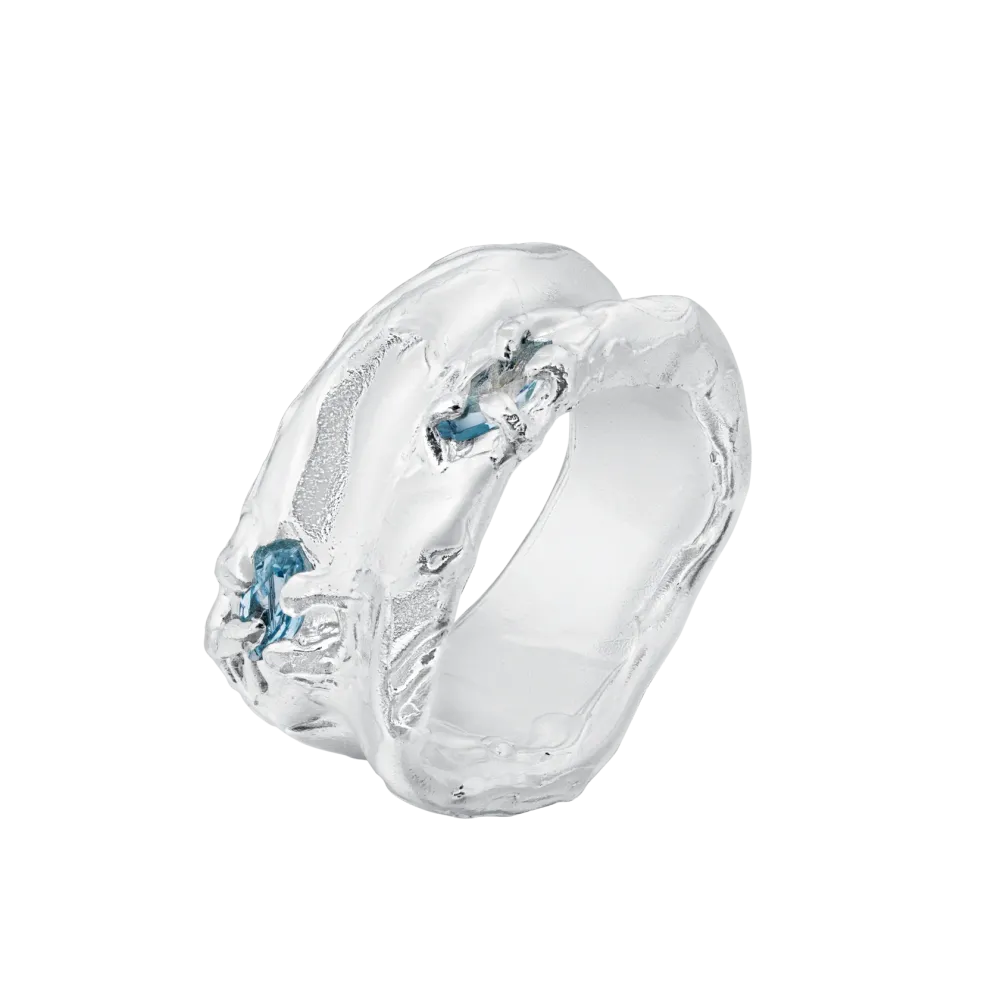 Кольцо Arctic Blue Stone
