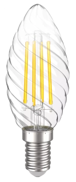 Лампа светодиодная CT35 свеча вит. 5Вт 230В 3000К E14 серия 360° IEK LLF-CT35-5-230-30-E14-CL