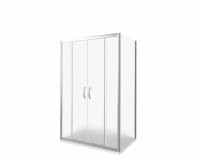 Душевой уголок Bas Infinity WTW-TD-170-G-CH 170*90*185