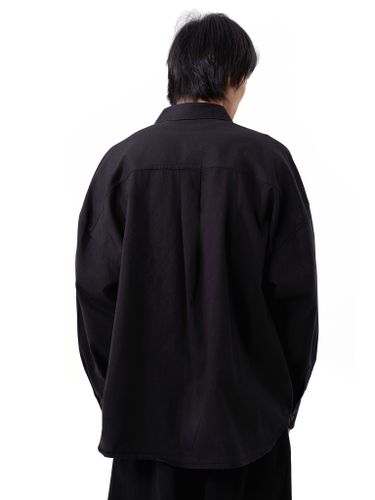 Плотная хлопковая рубашка The Puh черного цвета