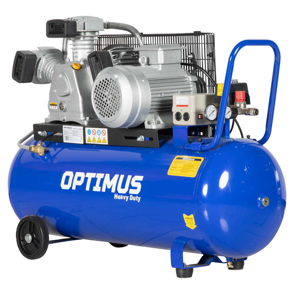 OPT-301058 Компрессор поршневой, 580 л/мин, 3 КВт, 380 В, ресивер 100 л