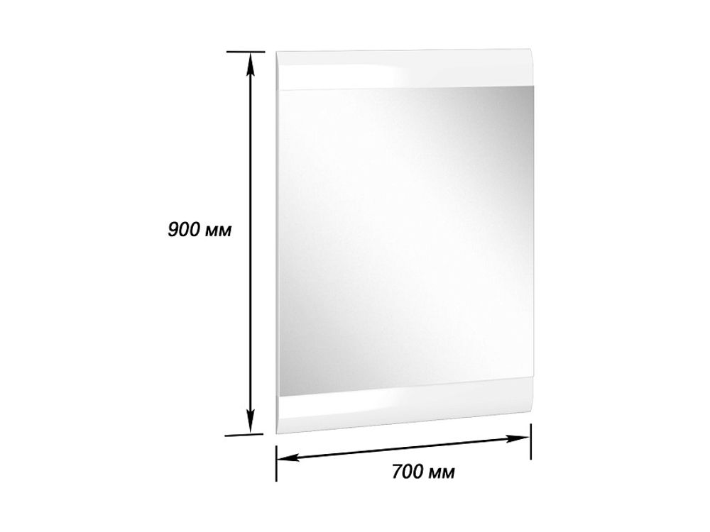 Стокгольм Зеркало к тумбе для обуви