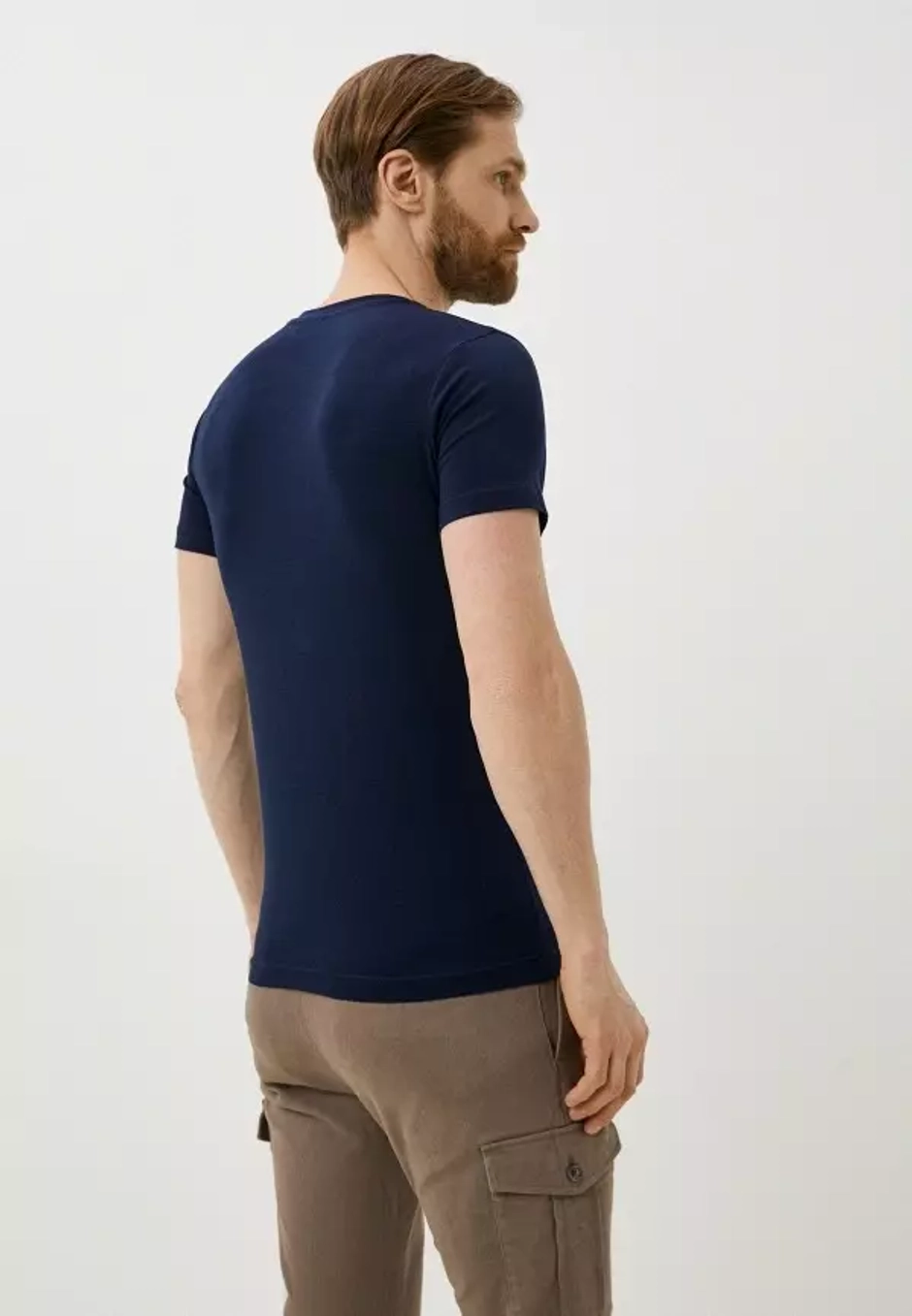 Футболка Anyday мужская T-shirt 03, цвет темно-синий