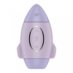 Стимулятор клитора с воздушной стимуляцией и вибрацией Satisfyer Mission Control (лиловый)